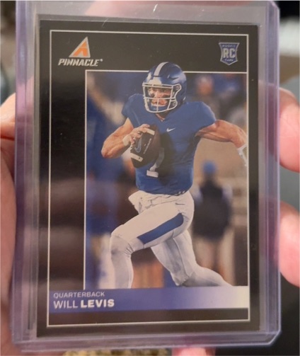 2023 Panini Chronicles Draft Picks Pinnacle #4 Will Levis Rookie — front