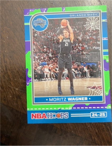 2024-25 Panini Haunted Hoops #24-25 Moritz Wagner — front