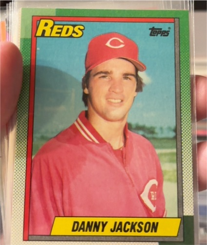 1990 Topps #445 Danny Jackson — front