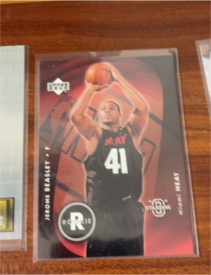 2003 Upper Deck Jerome Beasley Rookie Card — front