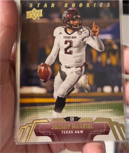 2014 Upper Deck Star Rookies #80 Johnny Manziel — front