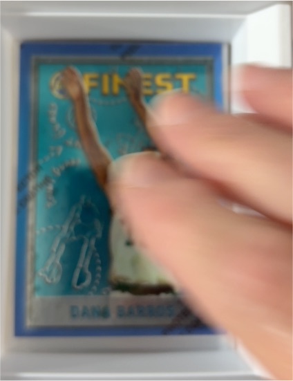 1995-96 Topps Finest #181 Dana Barros — front