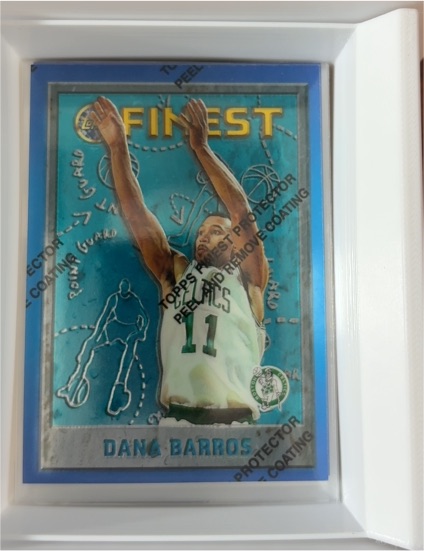 1995-96 Topps Finest #181 Dana Barros — front