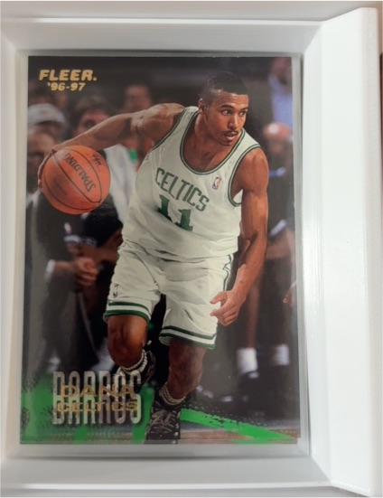 1996-97 Fleer #154 Dana Barros — front
