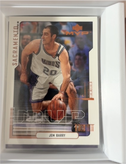 2000-01 Upper Deck MVP #151 Jon Barry — front