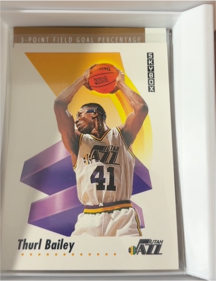 1991-92 SkyBox #276 Thurl Bailey — front