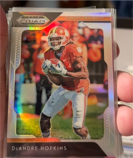 2019 Panini Prizm Draft Picks #28 DeAndre Hopkins Clemson Tigers — front