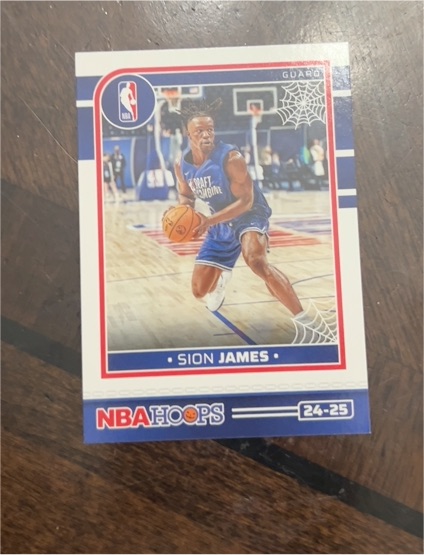 2024-25 Panini Haunted Hoops #20 Sion James — front