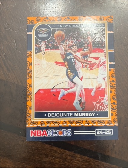 2024-25 Panini Haunted Hoops Orange #57 Dejounte Murray — front