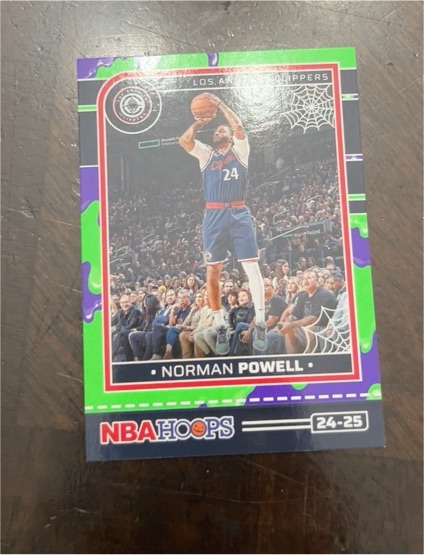 2024-25 Panini Haunted Hoops Slime #199 Norman Powell — front