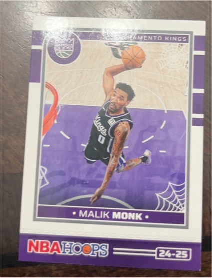 2024-25 Panini Haunted Hoops #58 Malik Monk — front