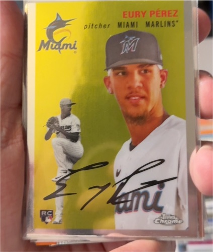 2023 Topps Chrome Platinum Anniversary #172 Eury Perez — front