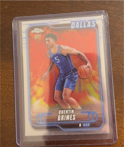 2024-25 Topps Chrome #163 Quentin Grimes — front