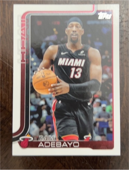 2025-26 Topps #75 Bam Adebayo — front
