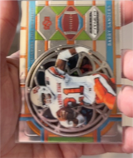 2019 Panini Prizm Draft Picks #33 Barry Sanders Stained Glass — front