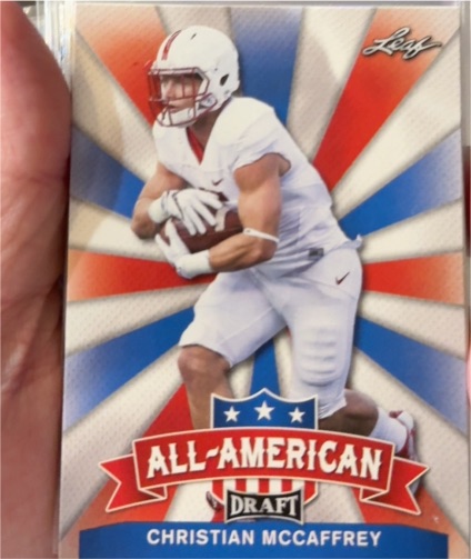 2017 Leaf Draft All-American #AA-04 Christian McCaffrey — front