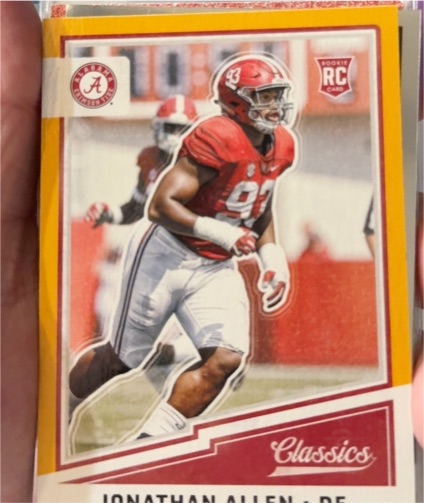 2017 Panini Classics #250 Jonathan Allen — front