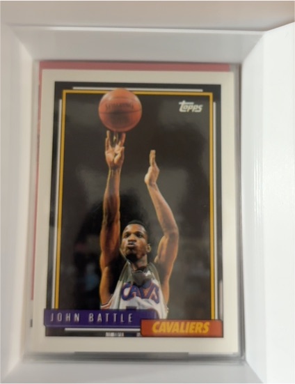 1992-93 Topps #275 John Battle Cleveland Cavaliers — front