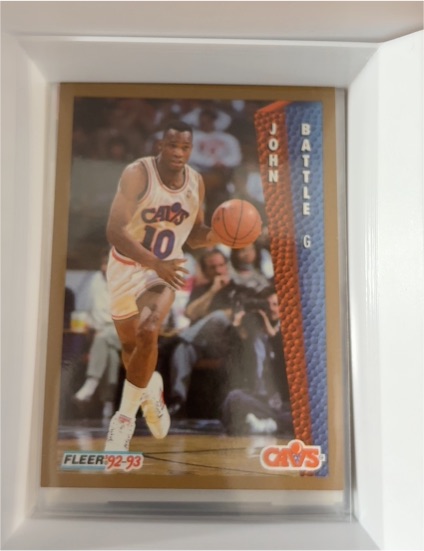 1992-93 Fleer #38 John Battle — front