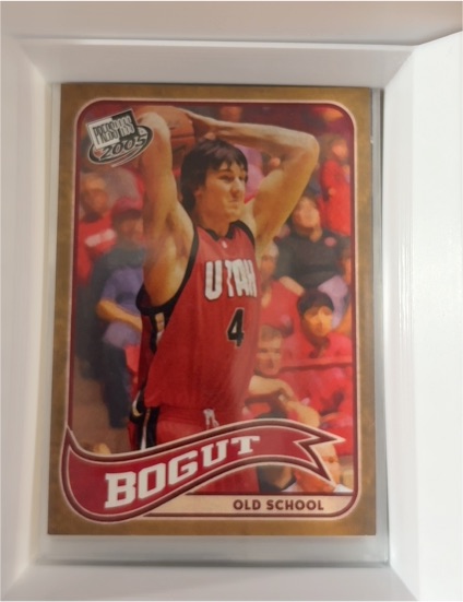 2005 Press Pass Old School #OS1 Andrew Bogut — front