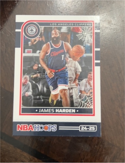 2024-25 Panini NBA Hoops Haunted Hoops #153 James Harden — front