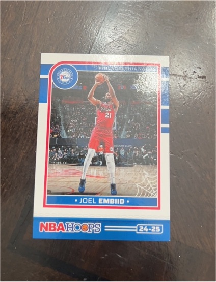 2024-25 Panini NBA Hoops #35 Joel Embiid — front