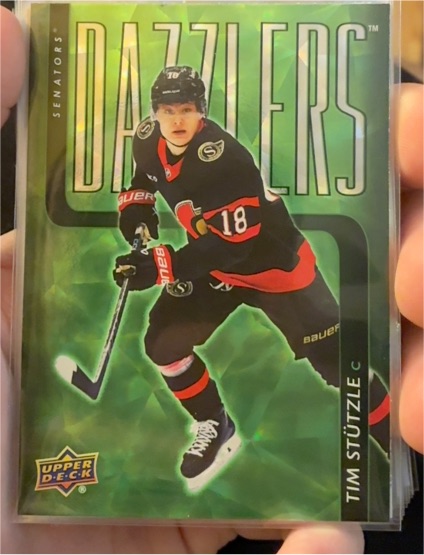 2025-26 Upper Deck Series 1 #DZ-3 Tim Stutzle Dazzlers — front