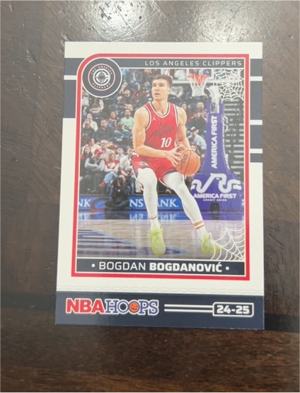 2024-25 Panini Haunted Hoops #140 Bogdan Bogdanovic — front