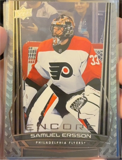 2025-26 Upper Deck #E-71 Samuel Ersson Encore — front