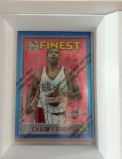 1995-96 Topps Finest #141 Chucky Brown — front