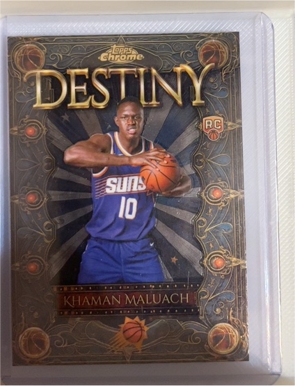 2025-26 Topps Chrome Destiny #D-9 Khaman Maluach — front