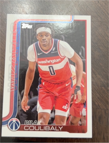 2025-26 Topps #95 Bilal Coulibaly — front