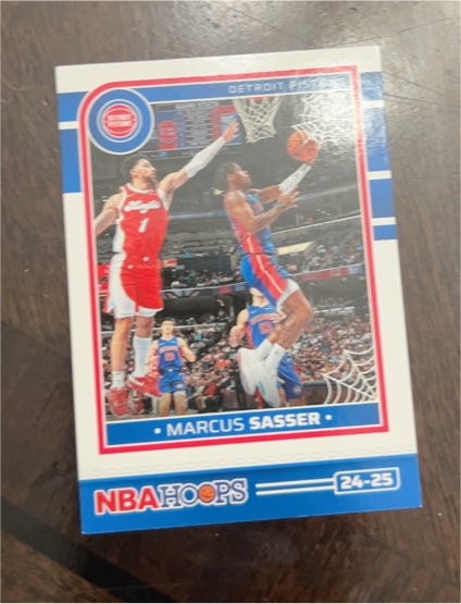 2024-25 Panini NBA Hoops #24-25 Marcus Sasser — front