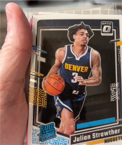 2023-24 Panini Donruss Optic #247 Julian Strawther — front