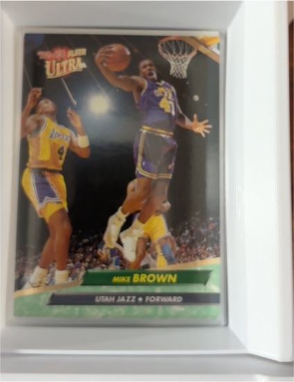 1992-93 Fleer Ultra #178 Mike Brown — front