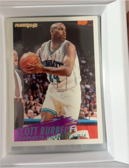 1994-95 Fleer #21 Scott Burrell — front