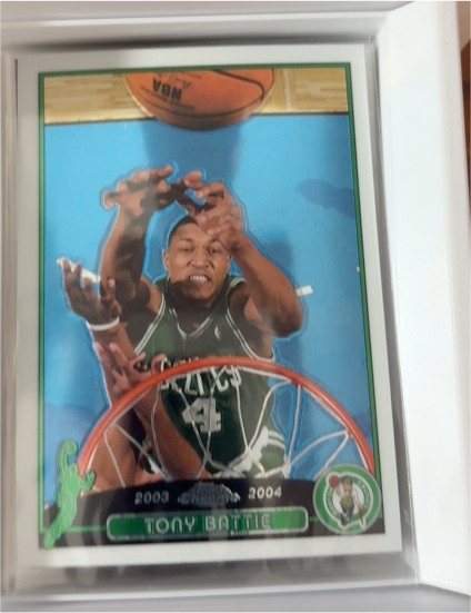 2003-04 Topps Chrome #110 Tony Battie — front
