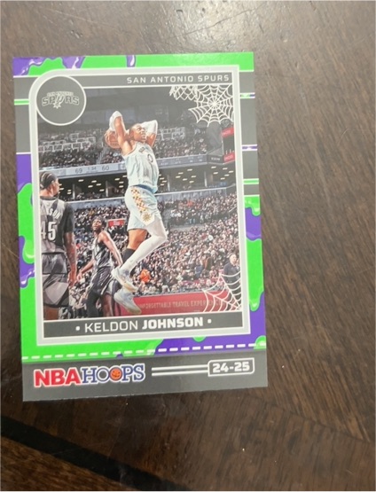 2024-25 Panini Haunted Hoops #103 Keldon Johnson — front