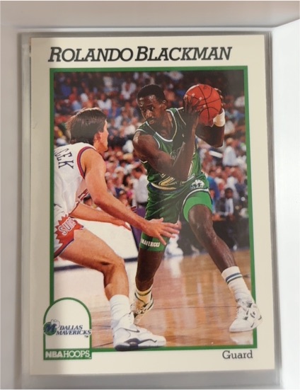1991-92 NBA Hoops #43 Rolando Blackman — front