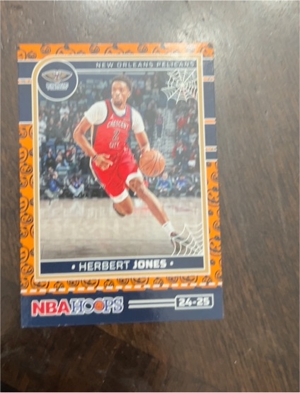 2024-25 Panini Haunted Hoops Orange #182 Herbert Jones — front