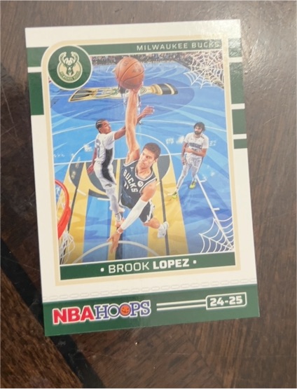 2024-25 Panini NBA Hoops Haunted Hoops #24-25 Brook Lopez — front