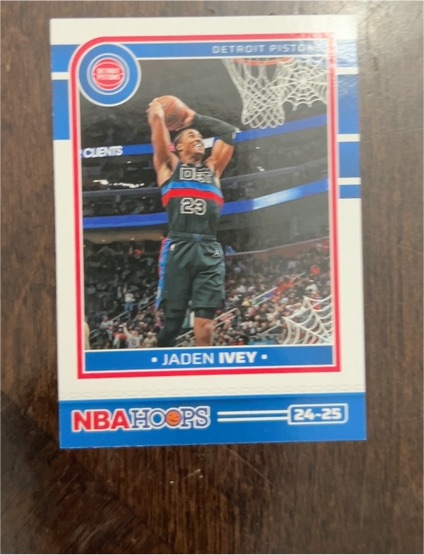 2024-25 Panini NBA Hoops #24-25 Jaden Ivey — front
