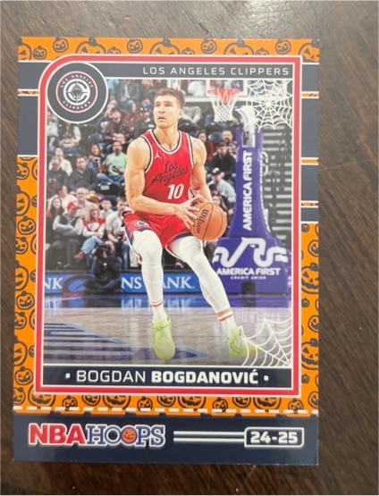 2024-25 Panini Haunted Hoops #140 Bogdan Bogdanovic — front