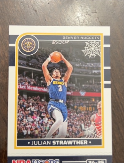 2024-25 Panini NBA Hoops Haunted Hoops #180 Julian Strawther — front