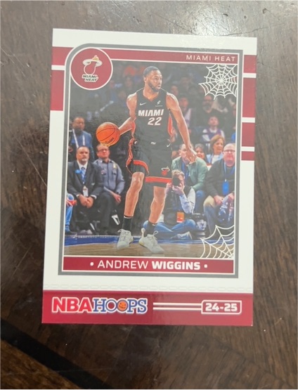 2024-25 Panini NBA Haunted Hoops #124 Andrew Wiggins — front