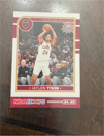 2024-25 Panini NBA Hoops #24-25 Jaylon Tyson — front