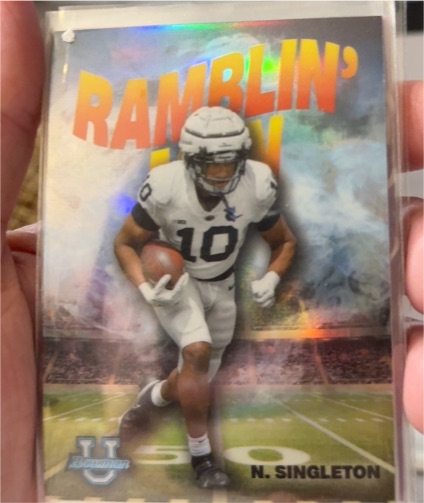 2022 Bowman University Chrome Ramblin' Man #RM-2 Nick Singleton — front