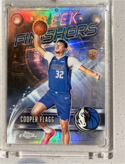 2025-26 Topps Chrome Sleek Finishers #SF-21 Cooper Flagg — front