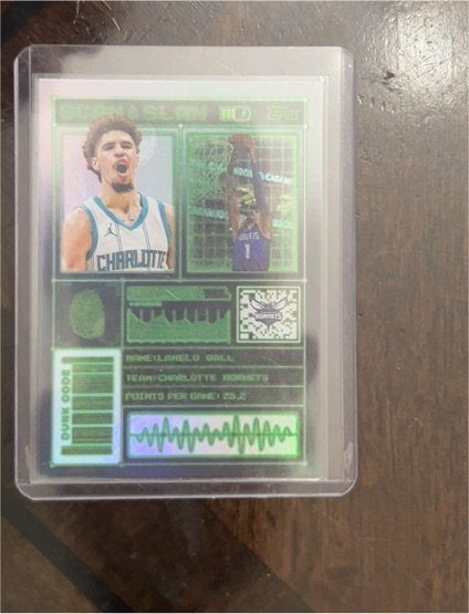 2025-26 Topps #SS-17 LaMelo Ball Scan & Slam Charlotte Hornets — front