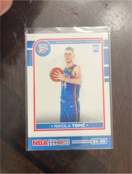 2024-25 Panini NBA Hoops #242 Nikola Topić — front